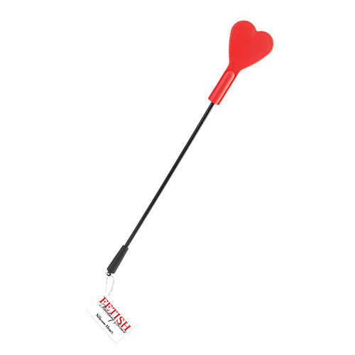 Miniatura: FUETE DE SILICÓN HEART FLAPPER PIPEDREAM – ROJO/NEGRO
