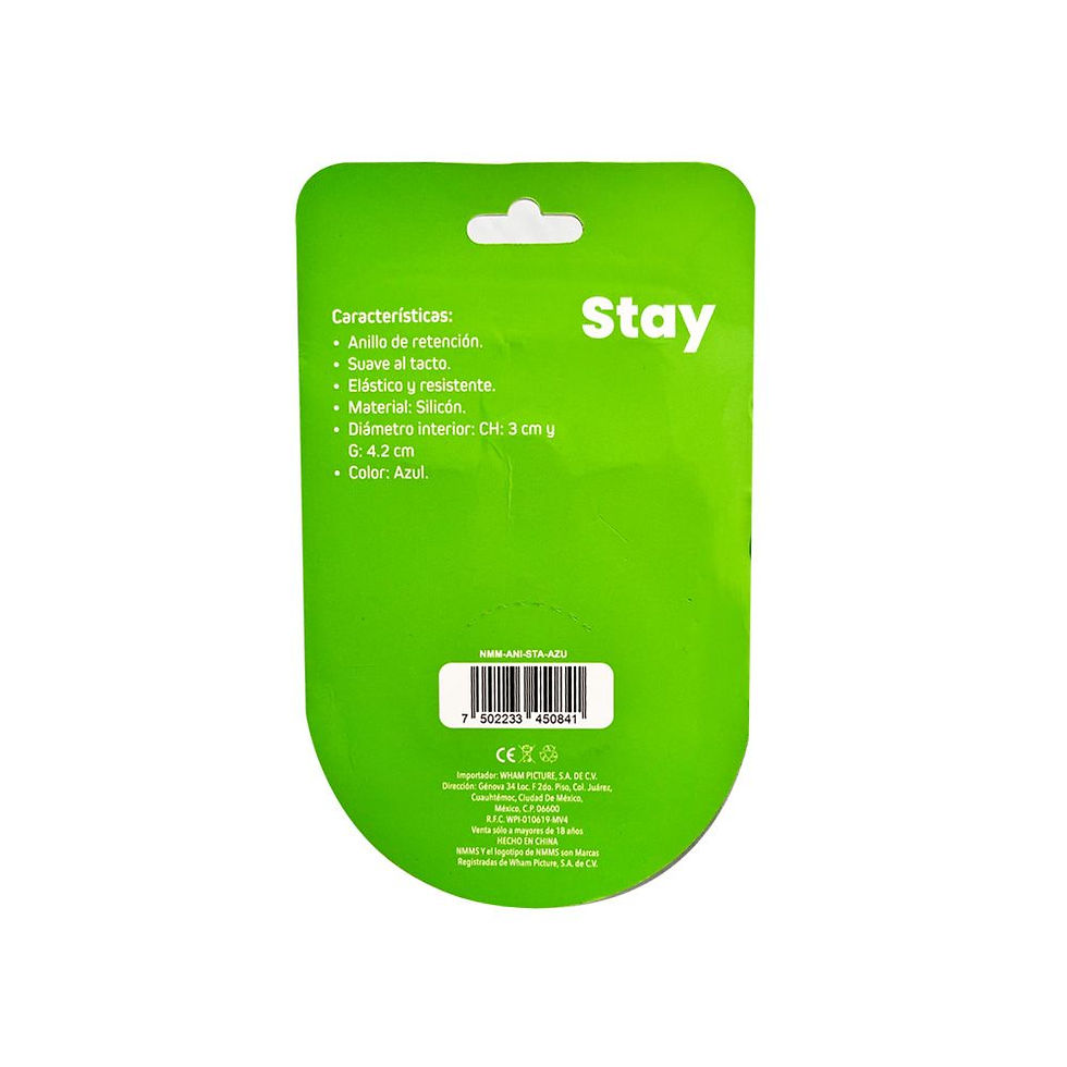 Miniatura: ANILLO CON FUNDA STAY AZUL