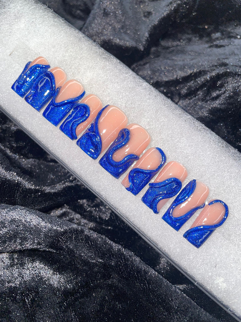 Thumbnail: Blue Satin Set