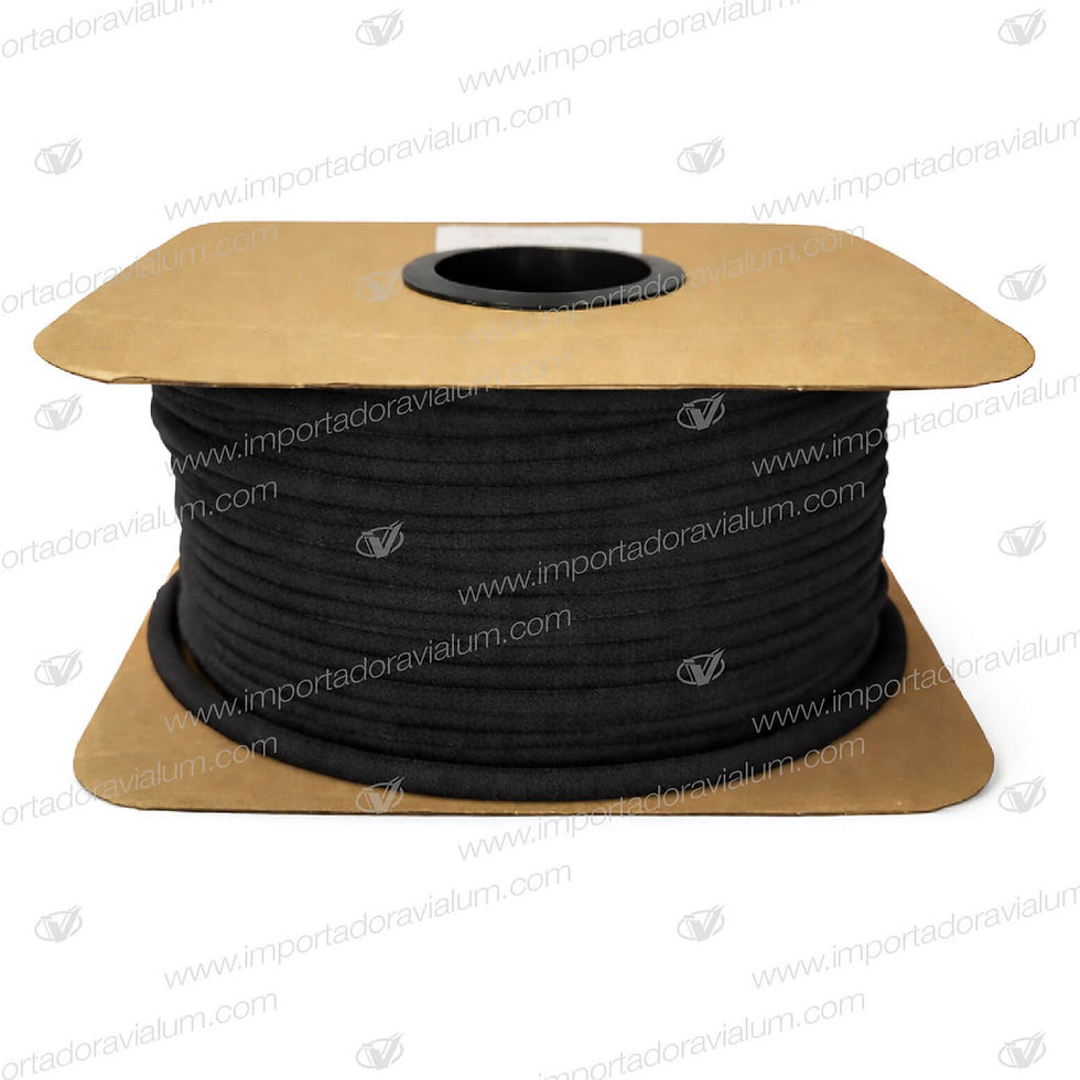 Felpa de Ventana Negro Rollo 100M