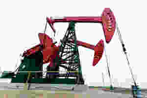 Red Oil Well in East Texas