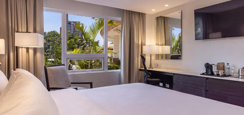 Habitación de hotel cerca del Congreso Internacional Feuerstein Guatemala 2026