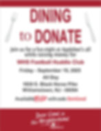 Huddle Club Applebee's Fundraiser