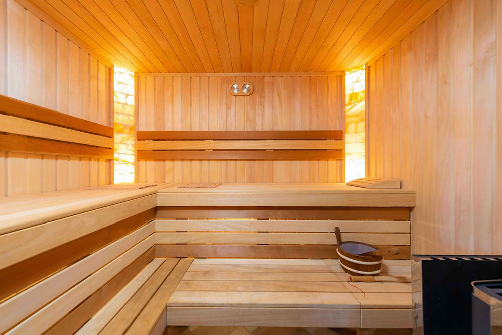 Custom home garden room sauna in South East Sussex.