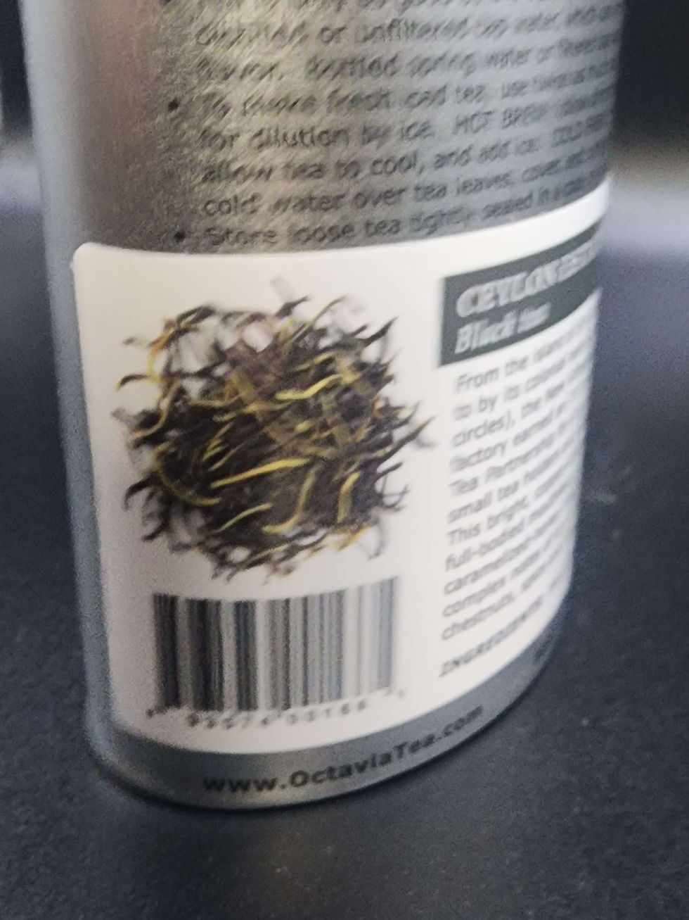 Thumbnail: Octavia Teas  -  Ceylon Estate 1.98oz