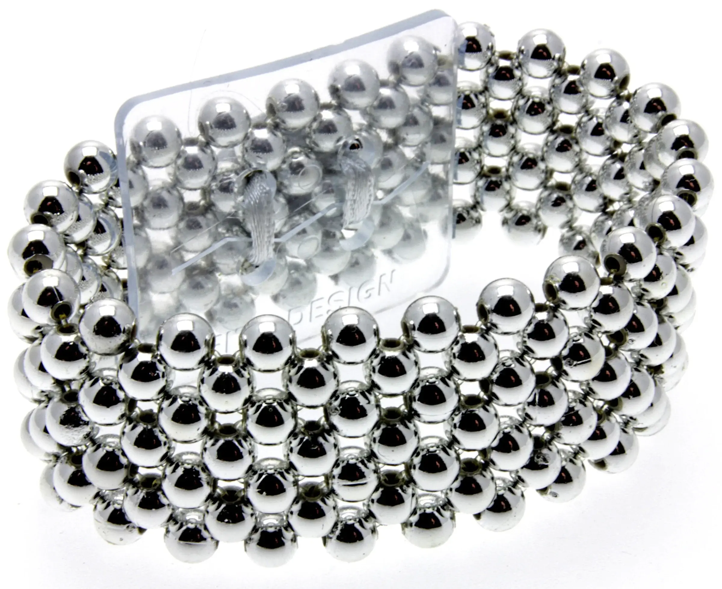 Narrow Classic Pearl Corsage Bracelet Black