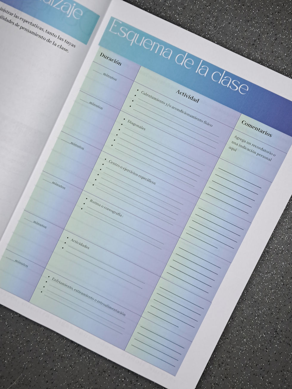 Thumbnail: The dance teacher Notebook