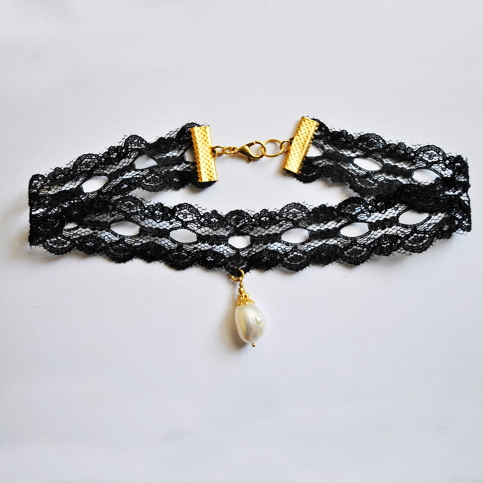 Miniatura: Choker de encaje