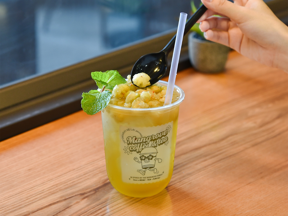 Trà chùm ruột muối ớt kích thích vị giác của thực khách