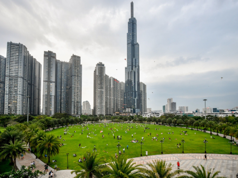 Landmark 81 - điểm đến ngoài trời nổi tiếng tại TPHCM. (Ảnh: sưu tầm)