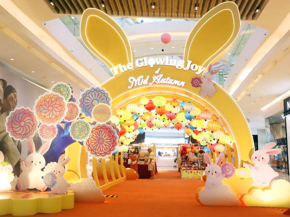 Vào mỗi dịp Tết Trung Thu đoàn viên, Crescent Mall đều đem đến không gian trang trí độc đáo. (Ảnh: sưu tầm)