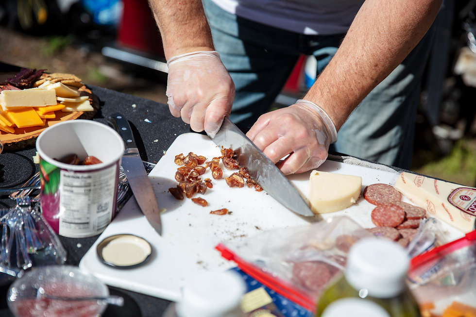 Chef chopping knife