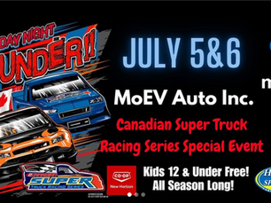 Hythe Motor Speedway Posters for July 5 & 6 Race