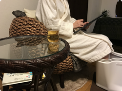 足湯　カウンセリング