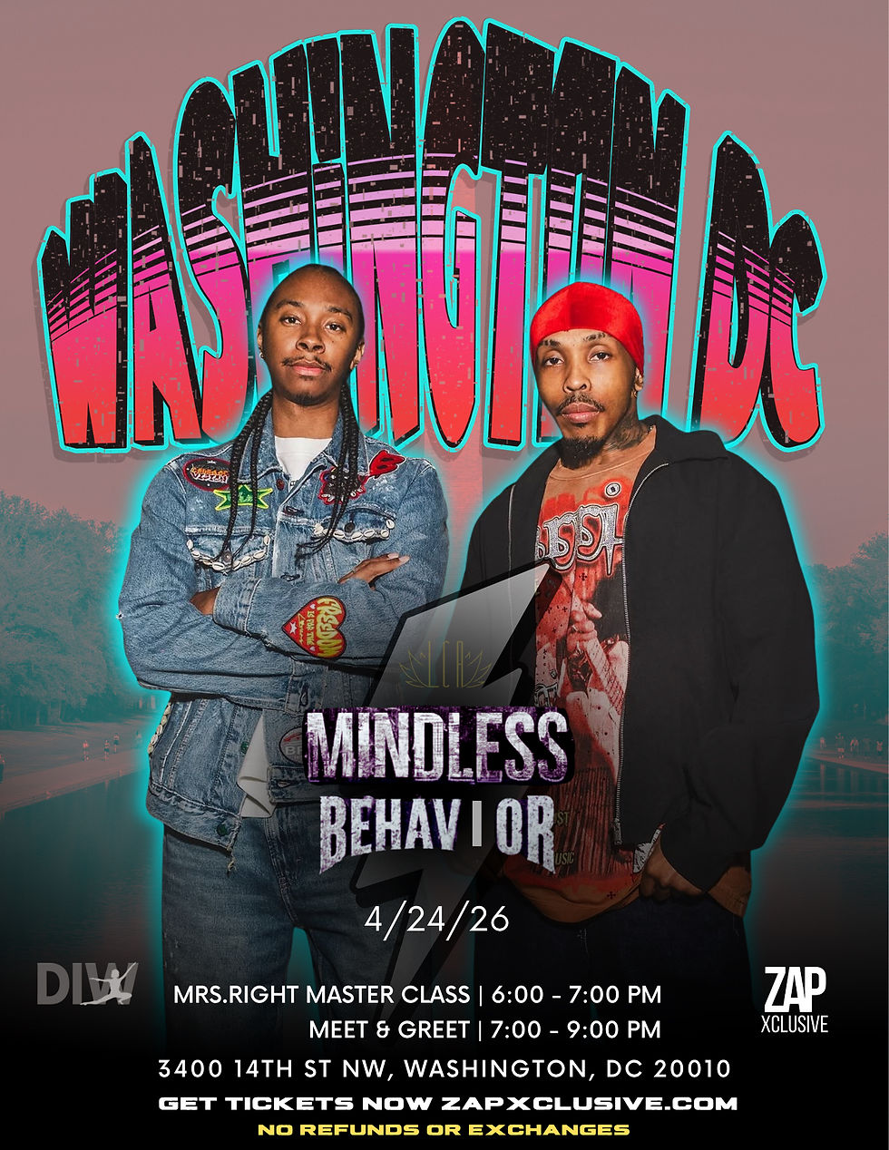 Washington DC Mindless Behavior Mrs. Right Dance Class