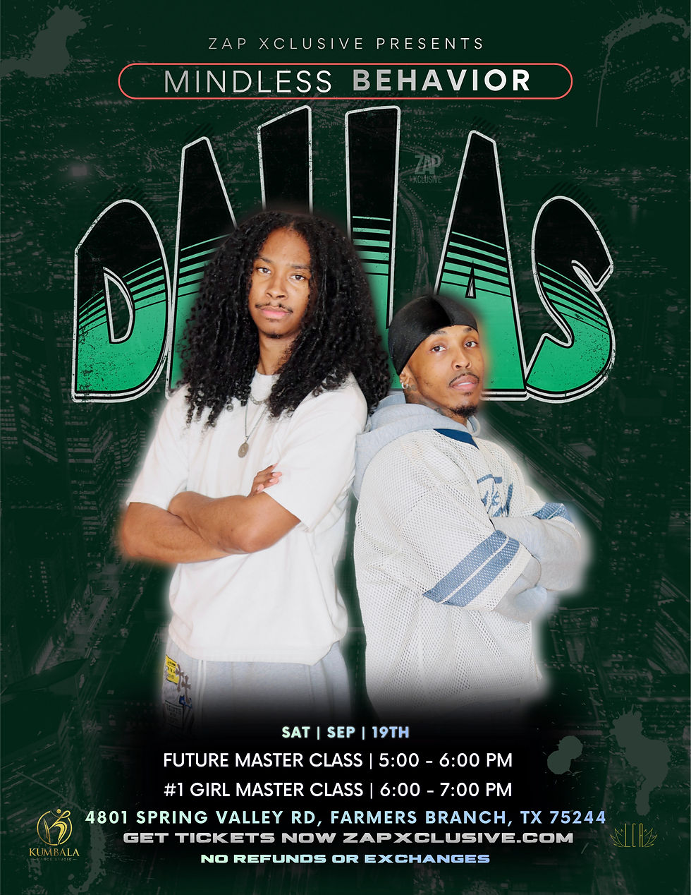 Dallas Mindless Behavior Future Dance Class