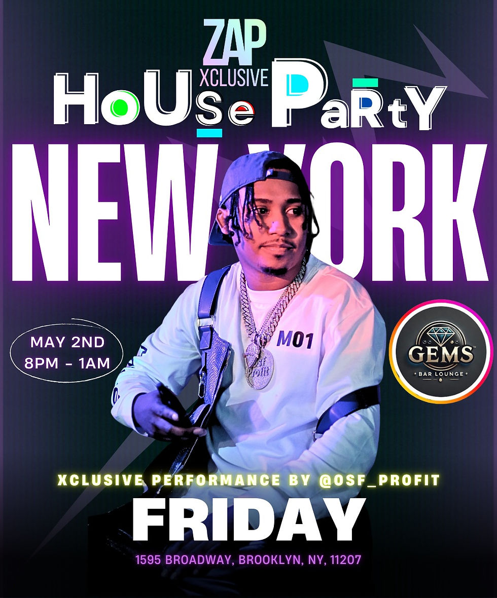 OSF Profit Xclusive Performance - ZAP House Party NYC