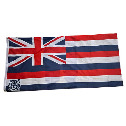 36” x 72” 1816 Hae (w/ QR Code) Hawaiian Kingdom Fla