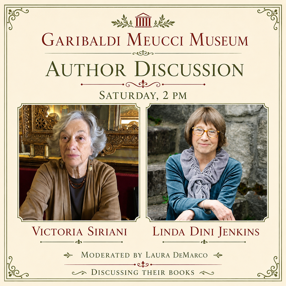 Linda Dini Jenkins and Victoria Siriani Book Discussion