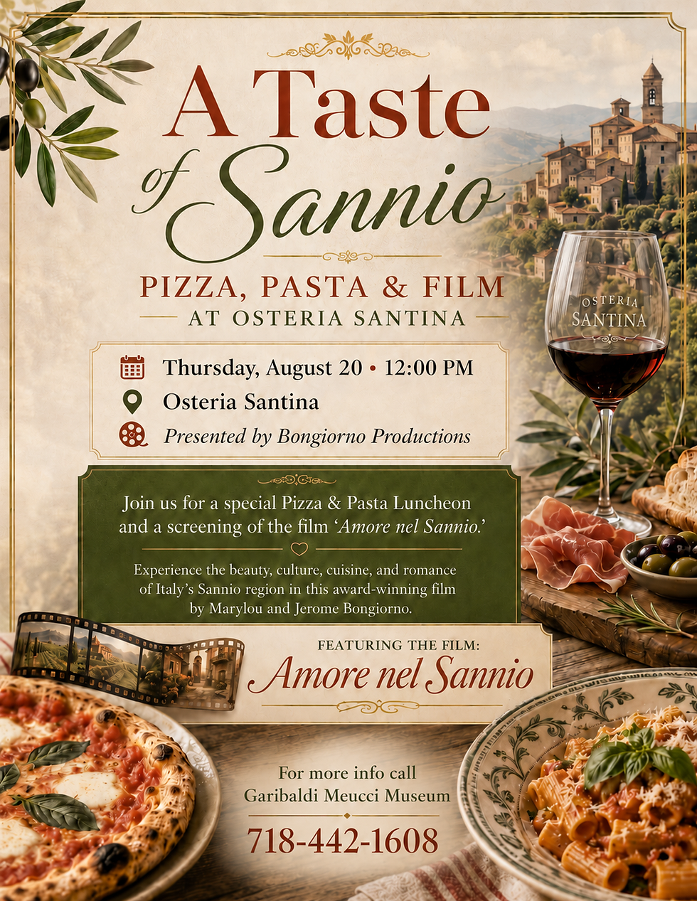Amore nel Sannio: An Italian Luncheon & Film Screening