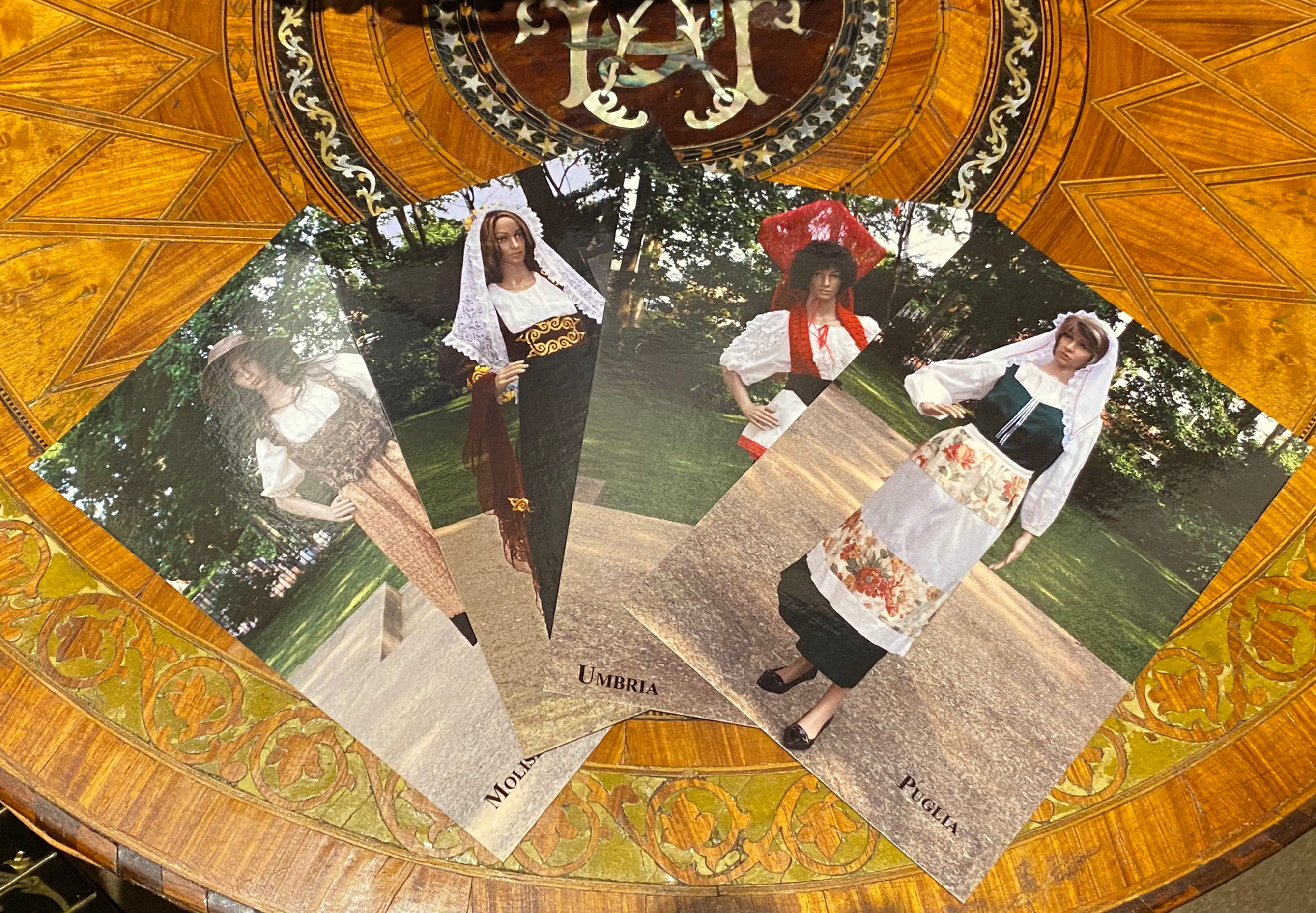 Postcards: Set of 4, Puglia, Umbria, Basilicata & Molise