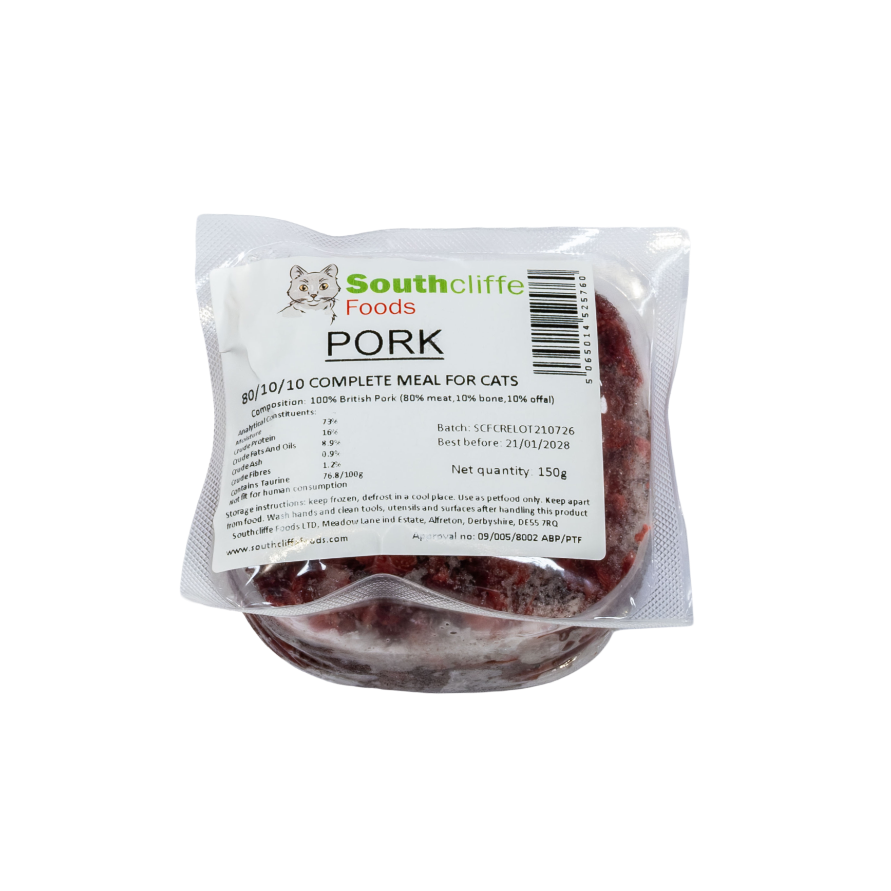 Southcliffe Cat Pork 150g