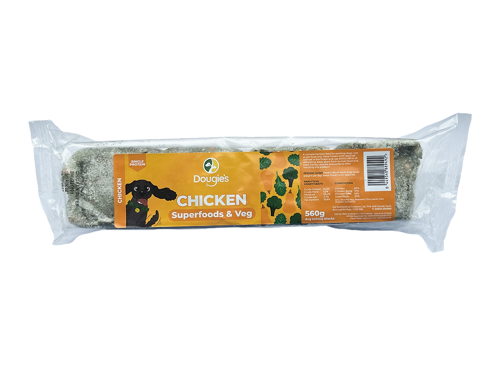 Dougies Chicken with Superfoods 560g