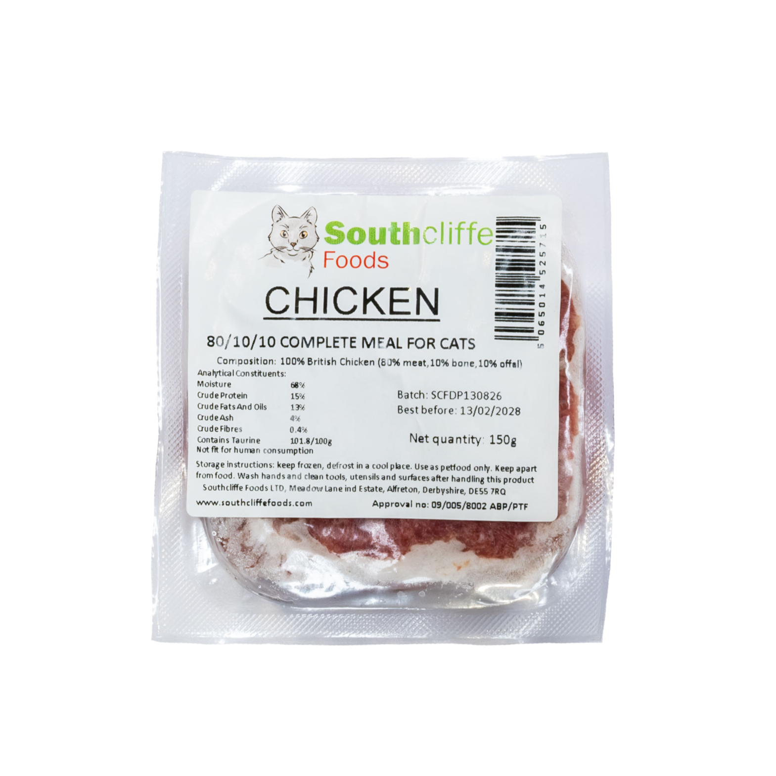 Southcliffe Cat Chicken 150g
