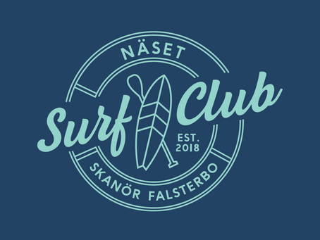 Näset Surf Club klubbar grafisk profil