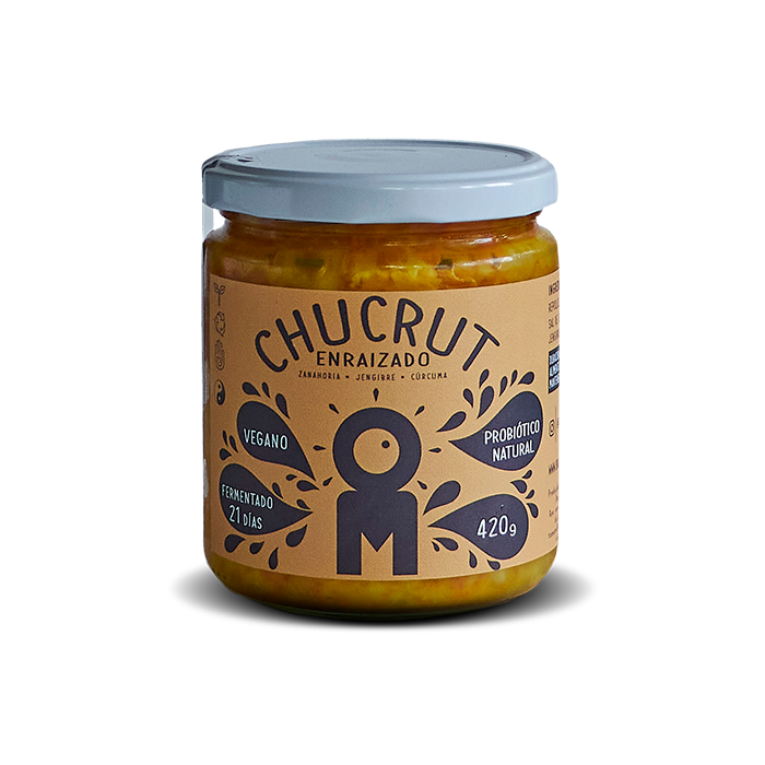 Chucrut Enraizado Om Fermentos