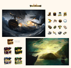 Background, UI, Icons