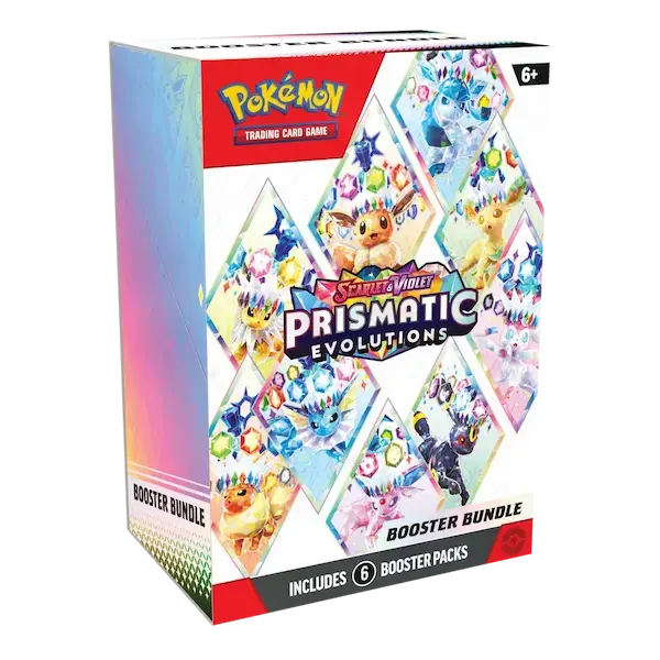 Prismatic Evolutions Booster Bundle.