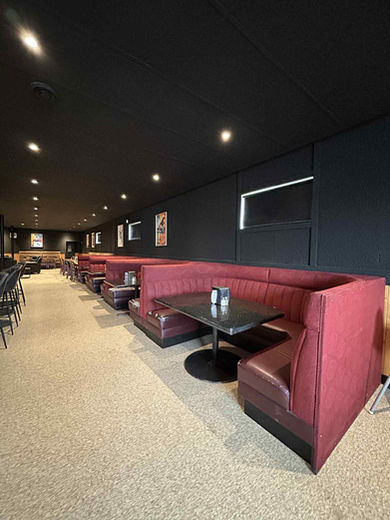 Booths at McMunnys Restaurant
