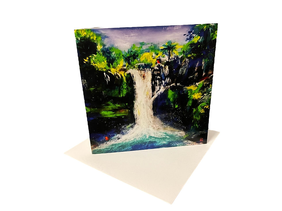 Thumbnail: Greeting Card-Cascade Serenity