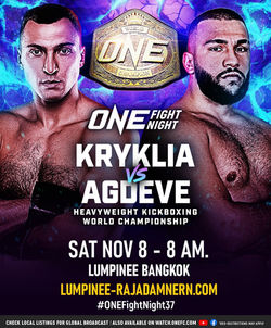 ONE Fight Night 37: Kryklia vs. Agdeve