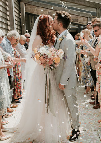 Plume Floristry bridal bouquet, Derbyshire wedding florist