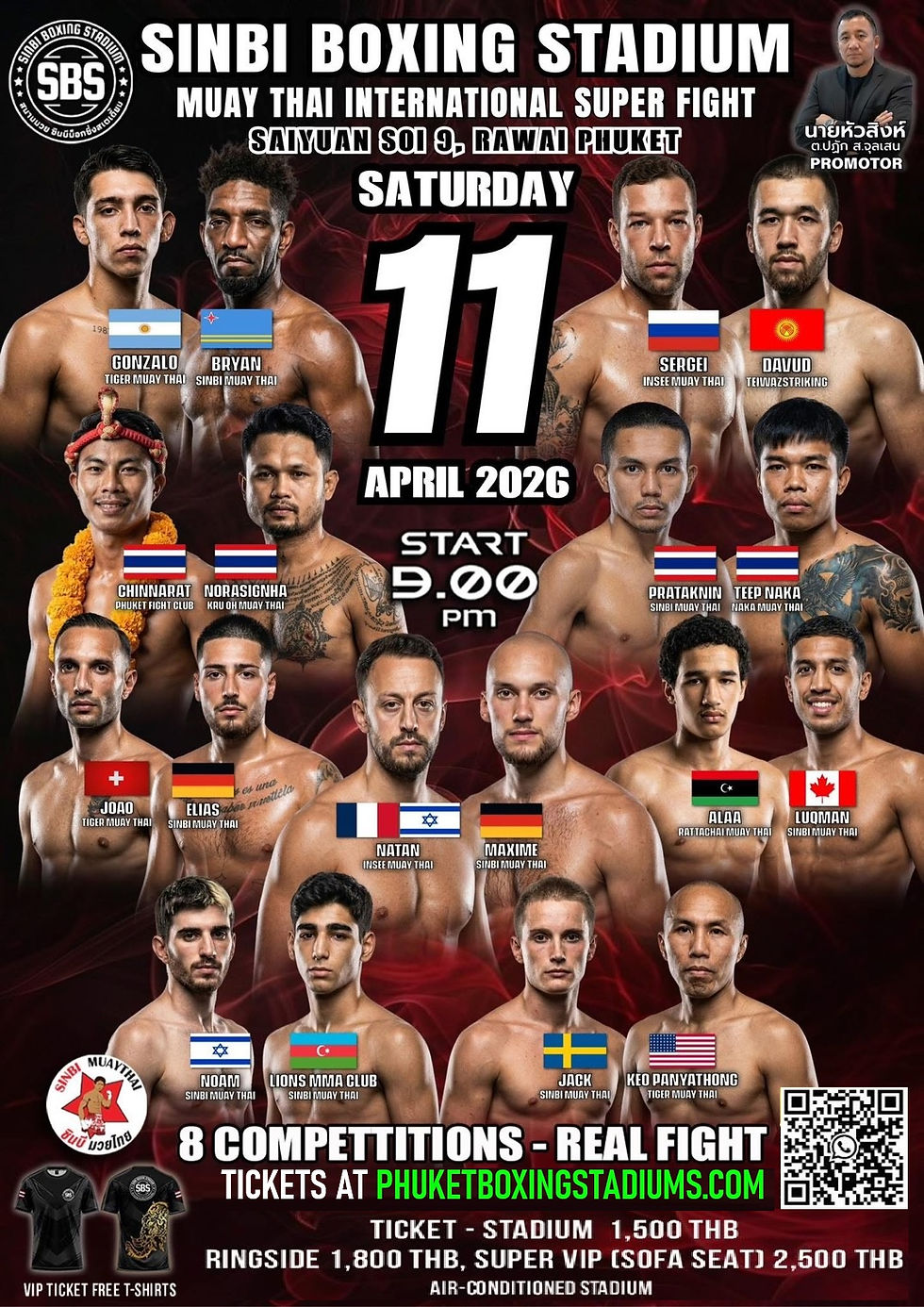 11.04.2026 - Sinbi Thai boxing Stadium Blockbuster Fight Night
