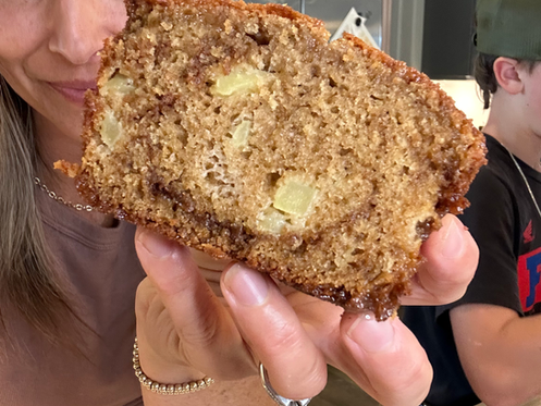 Apple Cider Cinnamon Swirl Bread 