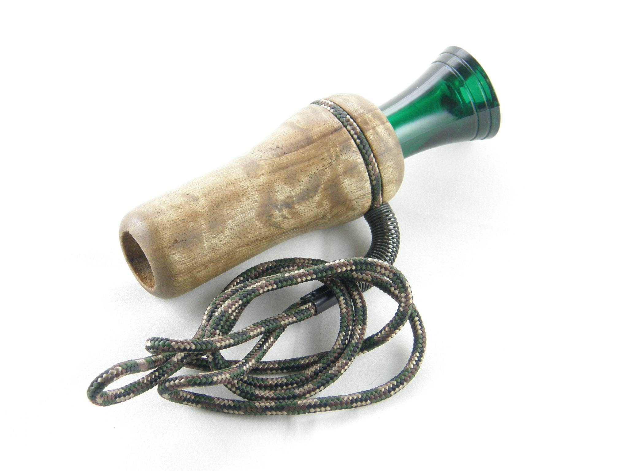 Green Double Reed Duck Call W / Lanyard