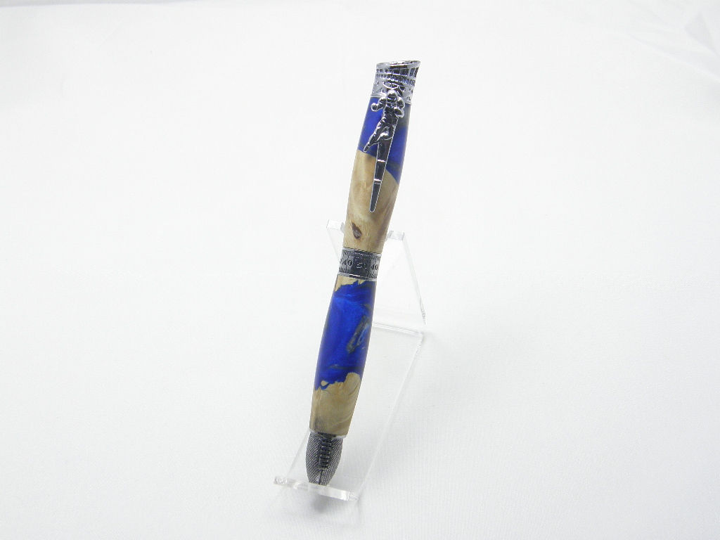 Football Twist Pen Buckeye Burl