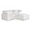 Thumbnail: PERRY NOOK MODULAR SECTIONAL LIVESMART FABRIC WHITE