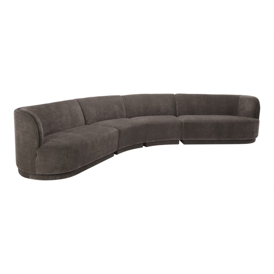 Thumbnail: MOON ECLIPSE MODULAR SECTIONAL CHAISE LEFT