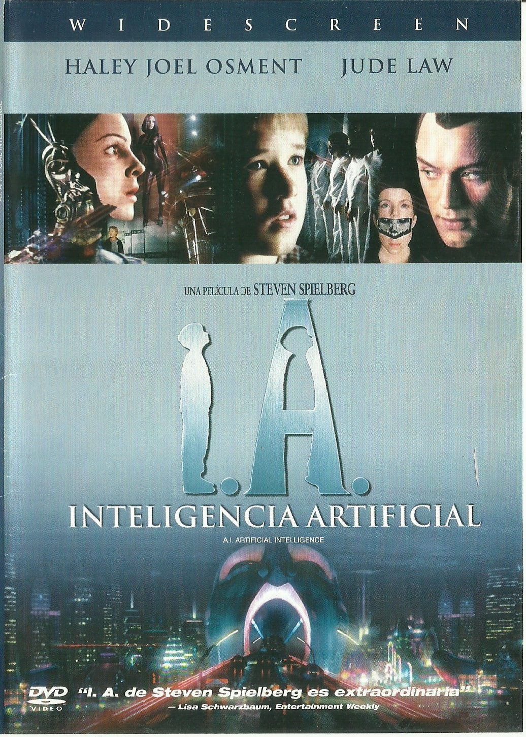 L.A INTELIGENCIA ARTIFICAL DVD USADO
