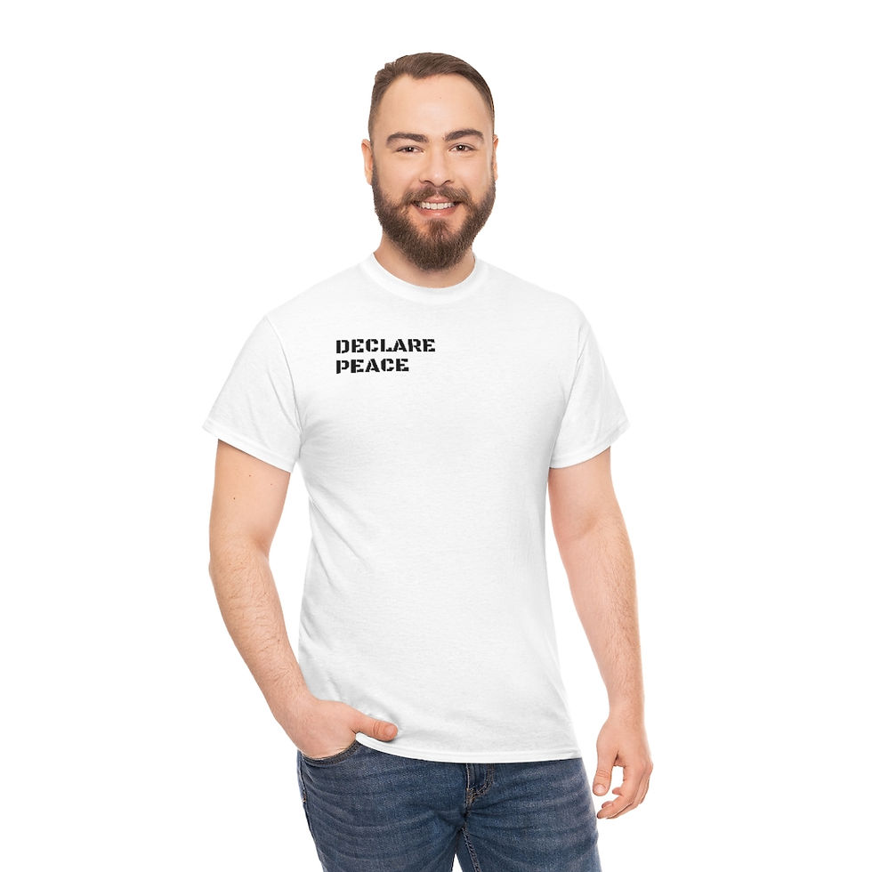 Thumbnail: Heavy Cotton “DECLARE PEACE” Tee