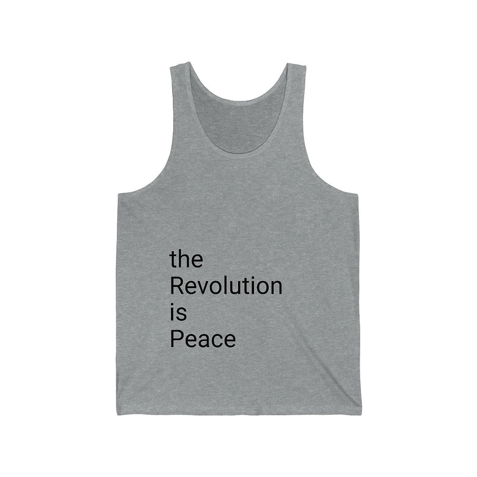 Thumbnail: “the Revolution is Peace” Jersey Tank