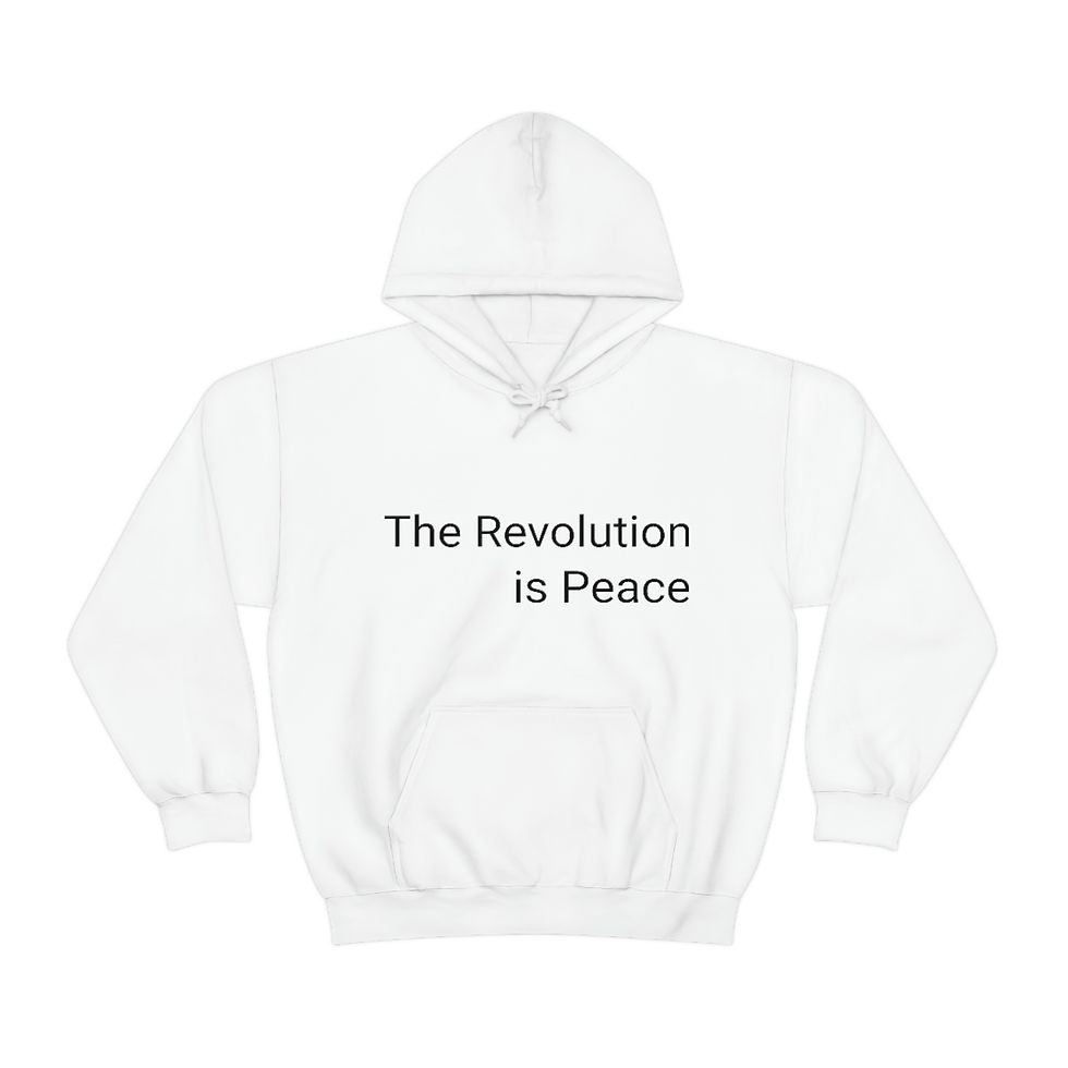 Thumbnail: “The Revolution is Peace” Hooded Sweatshirt