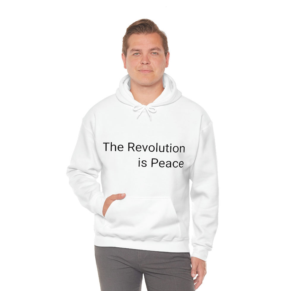 Thumbnail: “The Revolution is Peace” Hooded Sweatshirt