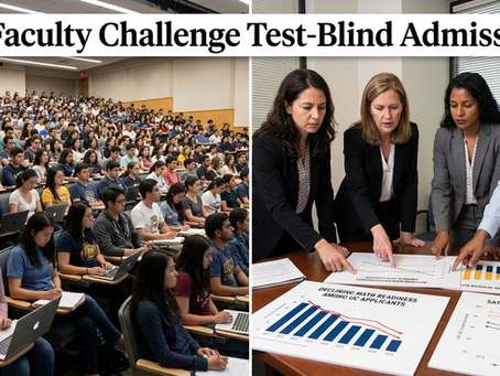 1,400 UC Professors Raise Concerns About Test-Blind Admissions