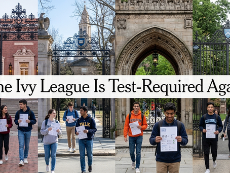 The Ivy League Is Test-Required Again: What Students Need to Know
