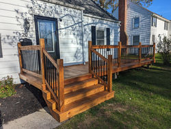 Deck Staining - Cedar